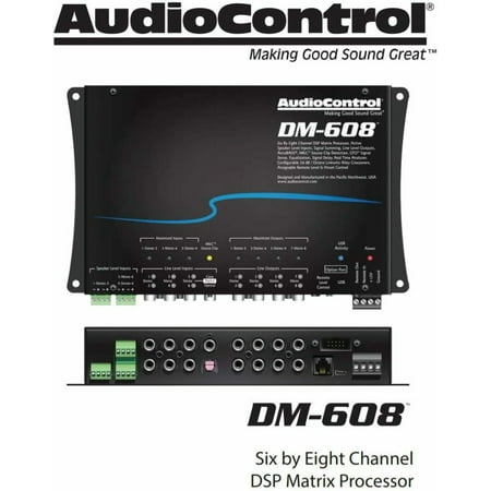 AudioControl - 8-Channel Digital Matrix Processor - Black