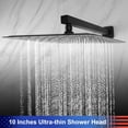 thumbnail image 3 of Rainlex One-Handle 1-Spray Setting Matte Black Bathtub Shower Faucet, 3 of 11