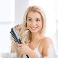 thumbnail image 5 of Th Hair Style Comb, Portable Styling Comb Instant Hair Volumizer Two-sided Comb Sharks Back Combing Brush For Women And Menblackwhite1pcs, 5 of 5