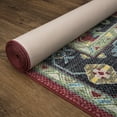 thumbnail image 3 of Heriz Medallion Red 2 ft. x 7 ft. Machine Washable Traditional Indoor Area Rug, 3 of 4