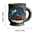 thumbnail image 4 of Best Sellers karymi Christmas Ceramic Mug Holiday Theme Cup 15oz Capacity Festive Design with Santa Pattern Microwave Safe Kids Christmas Gifts The Big Save New & Trending, 4 of 5