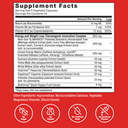 Force Factor LeanFire With Next-Gen SLIMVANCE, Thermogenic Fat Burner & Weight Loss Pills for Metabolism, Energy, Performance & Stamina, 60 Capsules