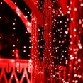 thumbnail image 2 of 2-PCS RELIGHTABLE RED Solar Outdoor String Christmas Lights 64Ft 200 LED Patio Lighting Yard Gazebo Party Wedding Tents Porch Xmas Garden Backyard Tree Decorations Balcony Decor Lights 200RX2, 2 of 7