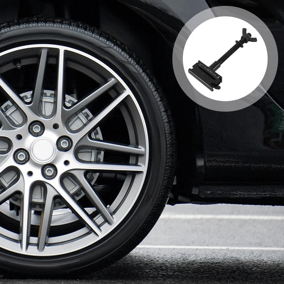 MEIBUTYUP Enclosed Trailer Spare Tire Mount E Tracks Accessory Truck Bed Bracket Bolted Hook System Compact Tire Carrier