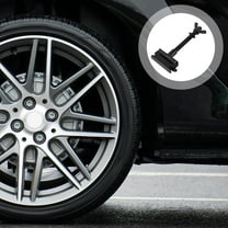 MEIBUTYUP Enclosed Trailer Spare Tire Mount E Tracks Accessory Truck Bed Bracket Bolted Hook System Compact Tire Carrier