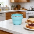 thumbnail image 7 of Partheme 200ml Silicone Water Cup Portable Folding Water Cup, Travel Camping Outdoor Collapsible Cup with Dustproof Cover and Hanging Rope, Blue, 7 of 7