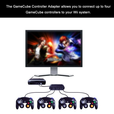 Lyumo 4 Ports For Gamecube Controller Usb Adapter Converter For Wii U Pc Ngc For Pc