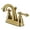 Brushed Brass, variant on Fauceture FSY5619ACL American Classic 4 in. Centerset Bathroom Faucet with Plastic Pop-Up, Polished Nickel
