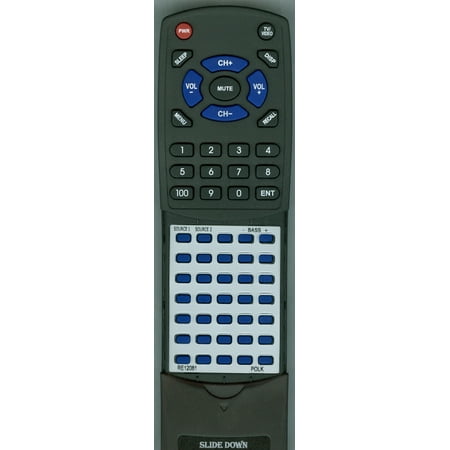 Replacement Remote for POLK SURROUNDBAR 2000 SURROUNDBAR2000 RE1208-1 RTRE12081 RE12081