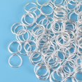 thumbnail image 4 of Bamboohart 160pcs Silver Metal Split Rings for Keys Multipurpose Circular Accessories Small Size, 4 of 10