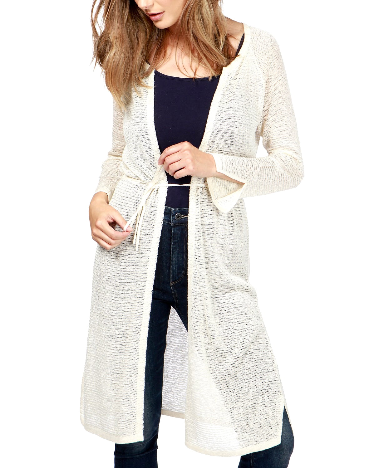 cream duster cardigan