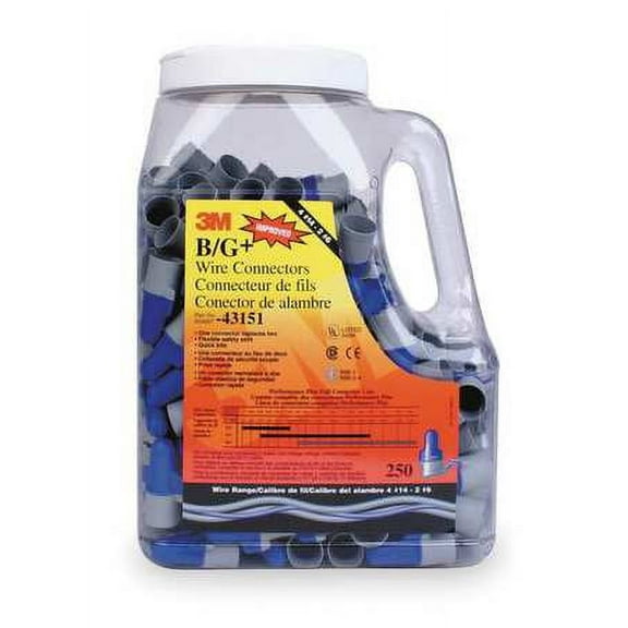 3M B/G Jug Twist On Wire Connector,14-10 AWG,PK250
