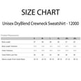 thumbnail image 4 of Gildan Unisex DryBlend Crewneck Sweatshirt, Long Sleeves Fleece Pullover 50/50 Cotton/Polyester Winter Sweater (Royal 1 Pack, 2XL), 4 of 9