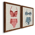 thumbnail image 3 of Vintage Swimming III - Premium Framed Canvas 2 Piece Set - Ready to Hang, 3 of 7