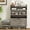 Grey, variant on SNYNUXX Shoe Storage Cabinet with 2 Flip Drawers & Open Shelf, Shoe Cabinet with Small Bench, Freestanding Shoe Organizer for Entryway, Narrow Shoe Rack with Legs, Rustic Brown