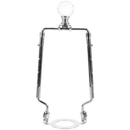 IFANLANDOR Lamp Finials Decorative Silver Easy to Install 1Set 8.3x4.1in