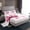 White Pink 04, variant on Feelyou Chic Ribbon Teens Twin Sheet Sets, Fashion Leopard Print Bowknot Twin Fitted Sheet, Kawaii Cartoon Bow-tie Flat Sheet, Ultra Soft Bedroom Decor, 3pcs