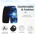 thumbnail image 4 of Kdxio Casino Print Men'S Swim Trunks With Compression Liner 7 Inch Inseam Quick Dry Swim Shorts, 4 of 7