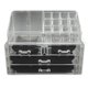 thumbnail image 5 of Soporte de Maquillaje, Diapositiva Suave y Elegante Organizador de Maquillaje Cosmético Transparente PS para Tocador, 5 of 7
