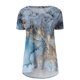 thumbnail image 4 of Elegante blusa de manga corta con cuello redondo y manga abullonada para mujer OAVQHLG3B Store  lin121212, 4 of 4