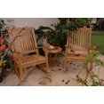 thumbnail image 2 of Anderson Teak Bahama Wooden 3 Piece Rocking Patio Conversation Set, 2 of 3