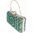 thumbnail image 2 of CAILDANL Rhinestone Clutch Purses for Women Evening Wedding Formal - Round Pearl Clasp Handbag - Crystal Diamond Bag, 2 of 7