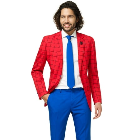OppoSuits Men's Spider-Man Licensed Suit