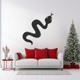 thumbnail image 5 of LaModaHome Modern Metal Wall Art, Sculpted Serpent Decor, Contemporary Snake Design, Unique Steel Wall Accent, Home Artwork, Minimalist DecorationHome Decoration Gift -23.6"x23.6"/60x60cm, 5 of 5