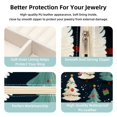 thumbnail image 3 of Christmas Tree Travel Portable Jewelry Organizer: Square Jewelry Box Storage Case and Display for Rings, Earrings, Necklaces, Bracelets, and More - Suitable for Girls and Women, 3 of 6
