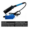 thumbnail image 3 of Mistaha Adjustable Temperature Electric Soldering Iron Tool Kit with Makita Lithium Battery - Fast Heating, Digital Display, Lightweight & Portable, 3 of 6