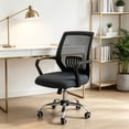 thumbnail image 6 of Stretchy Office Chair Seat Cover, XL Size in Black or Khaki, Washable Fleece Cushion Protector, 6 of 6