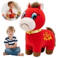 thumbnail image 4 of 2026 Year of The Horse Plush Toy, Auspicious Chinese Lunar New Year Zodiac Mascot Ornament, Lunar New Year Gift Blessing Souvenir (Crying Horse), 4 of 10