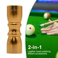 thumbnail image 4 of Ettsollp Snooker Pool Cue Tip Tool Aluminum Alloy 3-in-1 Billiard Pool Stick Tip Metal Scuffer Shaper Aerator Repair Tool Pool Cue Accessories, 4 of 7