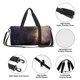 thumbnail image 4 of Easygdp Purple Flower Lazy Cat Bolsa de Viaje, Bolsa de Mano, Bolsa de Gimnasio, Bolsa de Equipaje para Viaje, 4 of 6