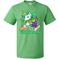 thumbnail image 3 of Inktastic St Patricks Day Irish Unicorn Illustration with Shamrocks T-Shirt, 3 of 5