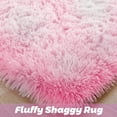 thumbnail image 4 of OldPAPA Fluffy Rugs for Living Room, Washable Rugs, 4x6 Area Shag Rugs for Bedroom, Girls Boys Room Decor,Upgrade Anti-Skid Small Carpet for Home Decor Aesthetic,Pink, 4 of 9