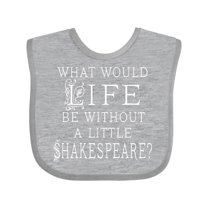 Inktastic Shakespeare Boys or Girls Baby Bib