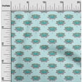 thumbnail image 1 of oneOone Silk Tabby Fabric Lotus Block Print Sewing Fabric BTY 42 Inch Wide, 1 of 4
