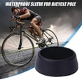 thumbnail image 2 of Funda impermeable para tubo de sillín de bicicleta Anillo de tija de sillín protector de silicona para piezas de equitación de viaje para acampar al aire libre duradero JShteea El nuevo, 2 of 6
