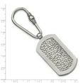 thumbnail image 2 of Titanium Pebble Textured Key Ring, 2 of 6
