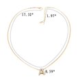 thumbnail image 3 of BOBBY letra collar estilo estilista colgante mujeres hombres 26 palabras regalos señora nombre alfabeto, 3 of 4