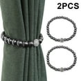 thumbnail image 1 of 2 uds. De corchetes magnéticos de perlas, Clips modernos para cortinas, hebilla con cuentas para decoración de ventanas (50CM) Fokelyi 222318-2, 1 of 9