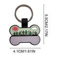 thumbnail image 3 of Placas de identificación personalizadas para mascotas: placas de identificación silenciosas de silicona ligera con grabado permanente para collar., 3 of 6