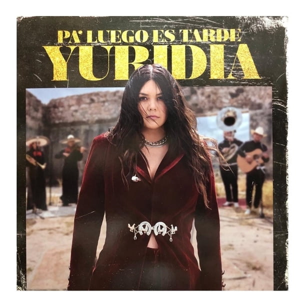 Yuridia Pa Luego Es Tarde Amarillo Yellow Lp Vinyl 12" SONY MUSIC Yuridia Pa Luego Es Tarde Amarillo Yellow Lp Vinyl 12"