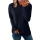 thumbnail image 1 of Camisa de manga larga Dokotoo Spring Business Casual para mujer, azul marino, 1 of 6