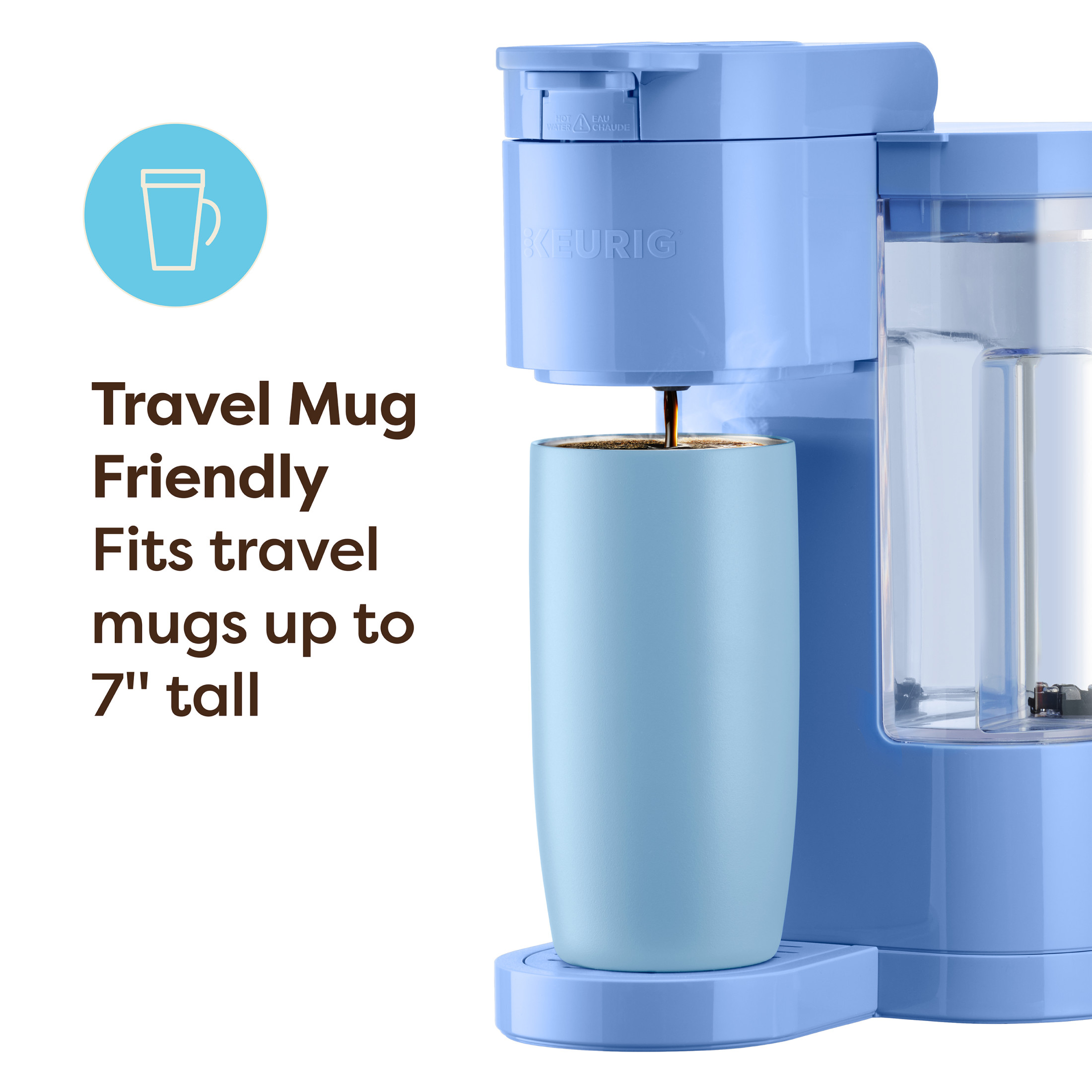 Keurig K-Express Essentials Single-Serve Coffee Maker, Blue photo 7