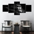 thumbnail image 3 of TISHIRON 5PCS Framed Canvas Wall Art Set,50"x24" Gorilla in Forest Canvas Art Decor, 3 of 7