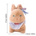 thumbnail image 2 of Adorable Bunny Rabbit Plush Toy Cute Soft Huggable Stuffed Animal Bedtime Companion Travel Comfort Home Decor Birthday Holiday Gift for kids adults, 2 of 5
