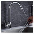 thumbnail image 1 of Pull Out Kitchen Faucets Silver Single Handl Gold Kitchen Faucet Sink Tap Single Hole Rotating Water Mixer Tap Mixer Tap ,Easy to Install, 1 of 7