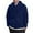 02#Dark Blue, variant on Dwelliawo Mens Fuzzy Sherpa Hoodie Casual Long Sleeve Jacket Zip Up Warm Hooded Sweatshirts Sherpa Lined Fleece Coat with Pockets Beige 2XL